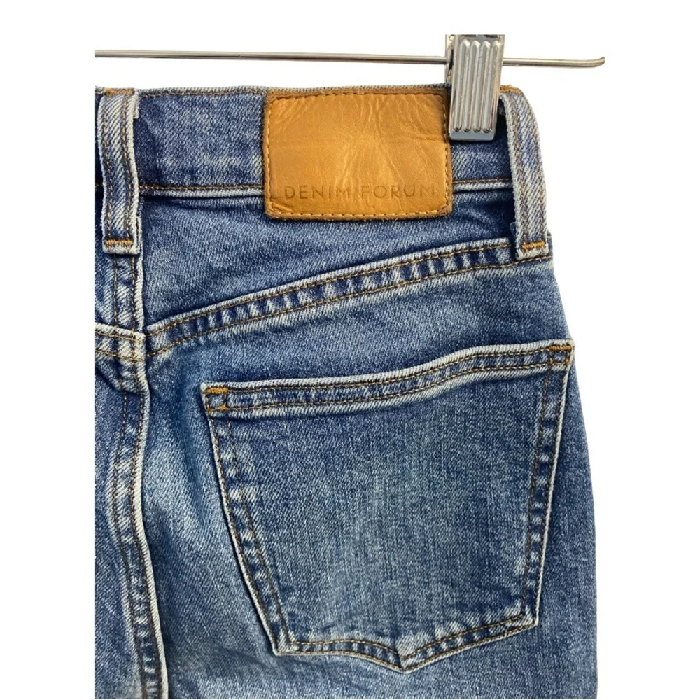 Denim Forum The Arlo Hi-Rise Trouser Straight Jean Size 24 - Picture 14 of 16